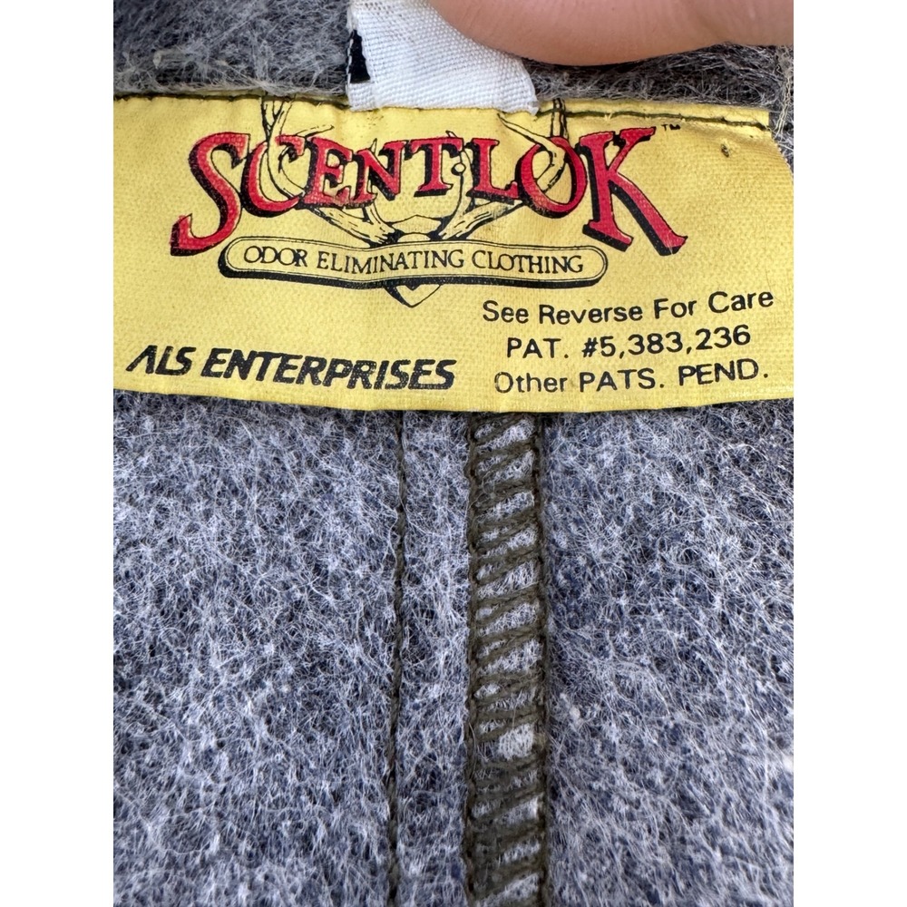 ScentLok Odor Eliminating Hunting Shirt Men's L Long Sleeve Mock Neck Snap Front - Picture 4 of 6
